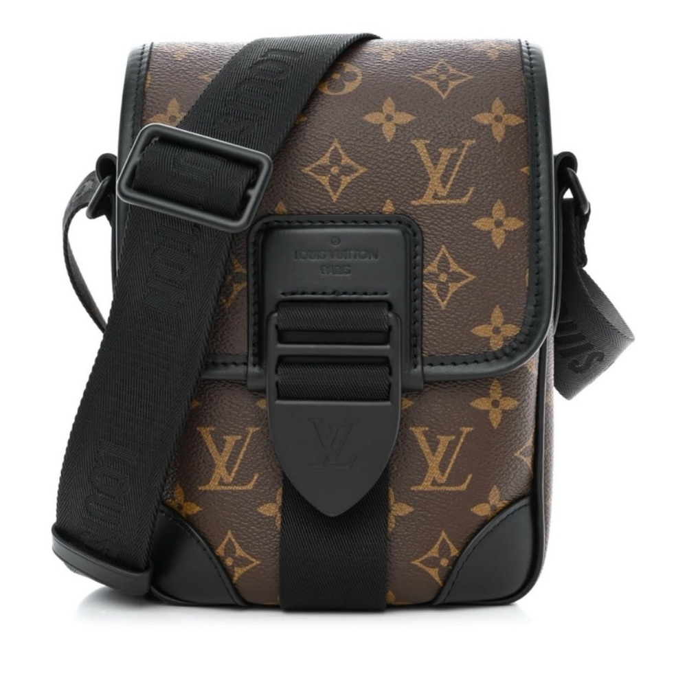 LOUIS VUITTON Monogram Macassar Archy
Messenger PM